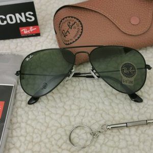 NEW Ray Ban Sunglasses RB3025 Aviator medium Metal--A08
